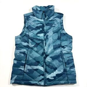 The North Face Alpz 2.0 Puffer Vest 550 Mallard Blue Camo